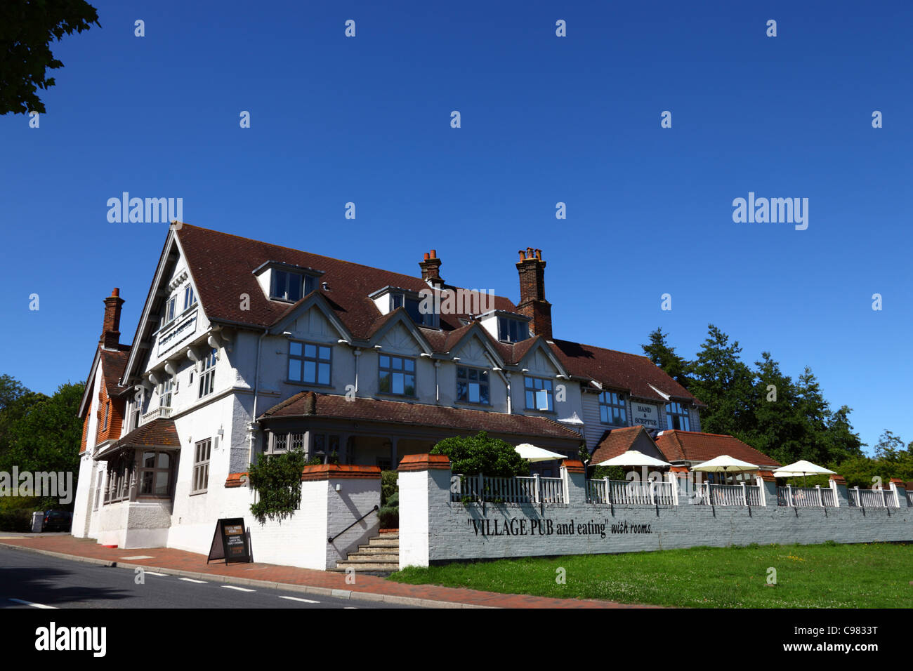 The Hand and Sceptre Hotel , Southborough Common , near Tunbridge Wells , Kent , England Stock
