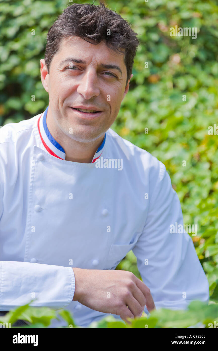 Yannick franques 2 star michelin chateau hires stock photography and