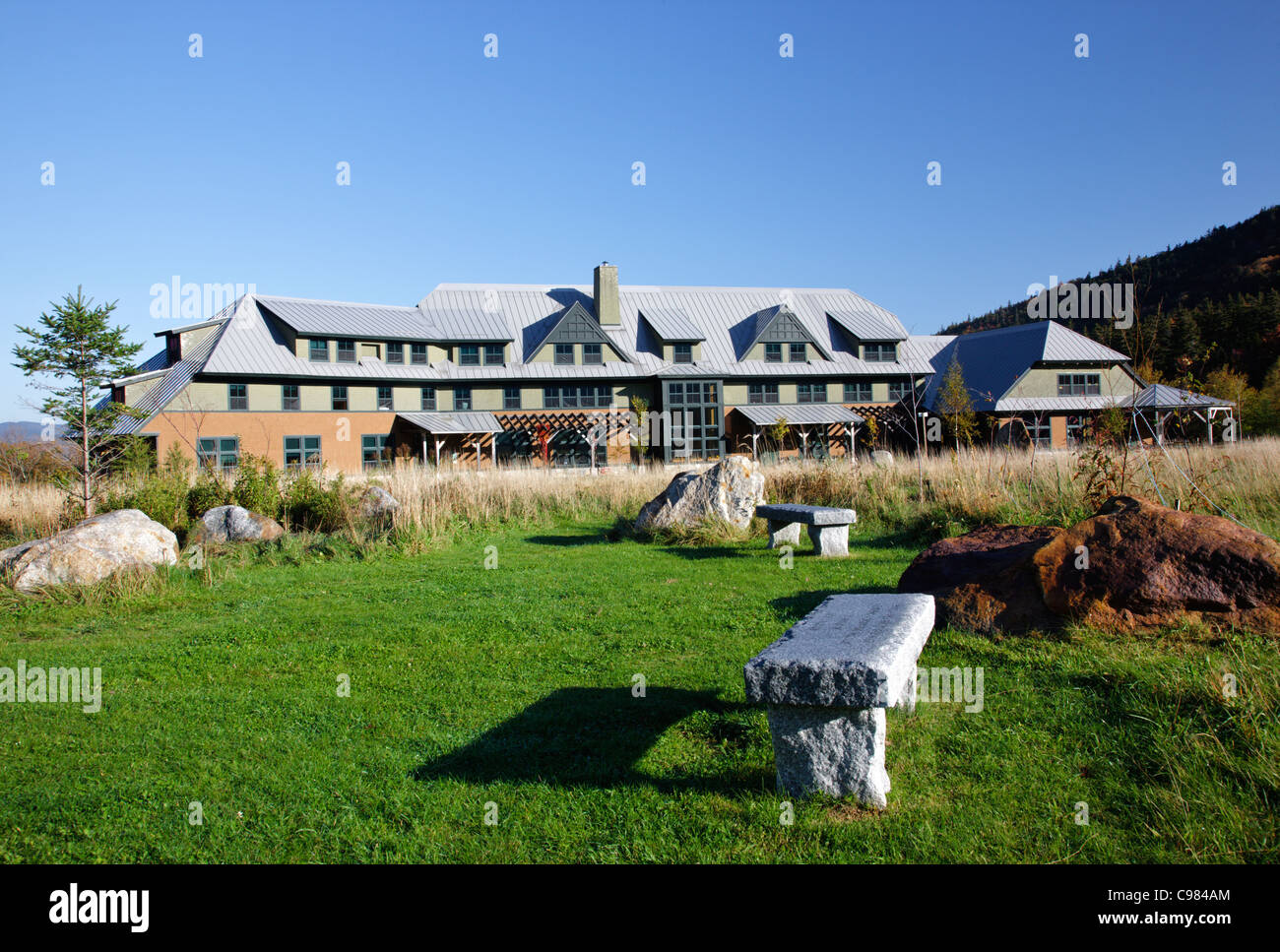 Appalachian Mountain Club Highland Center located at the start of