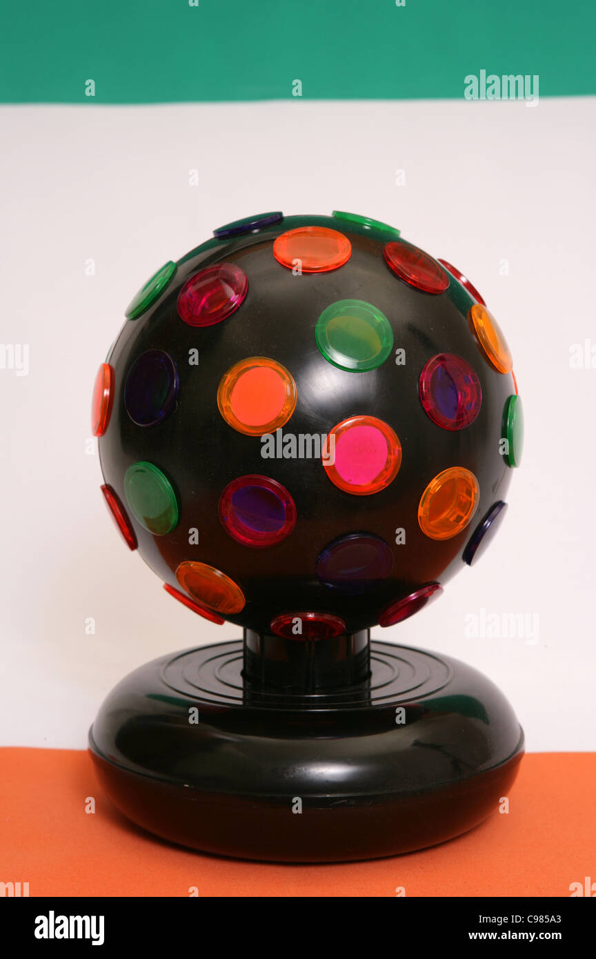 Disco ball on an irish flag Stock Photo Alamy
