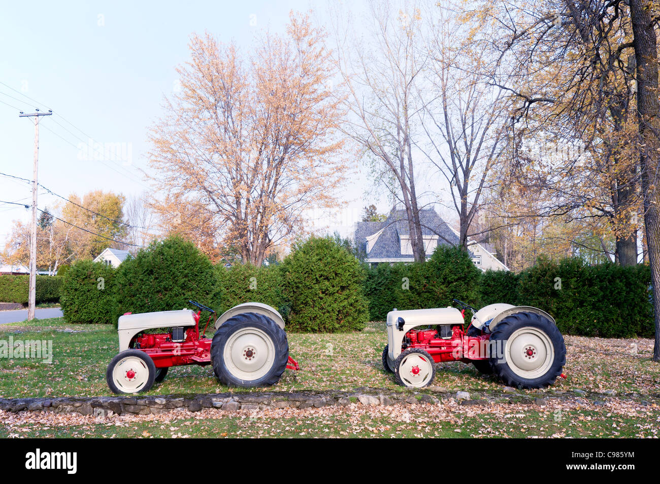 2 Restored Ford 8n 1948 Tractors Stock Photo Alamy 2 Restored Ford 8n 1948 Tractors Stock Photo Alamy