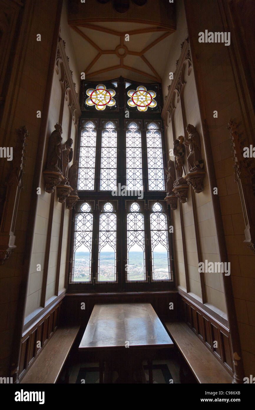 Romantic germany castle interior Stock Photo