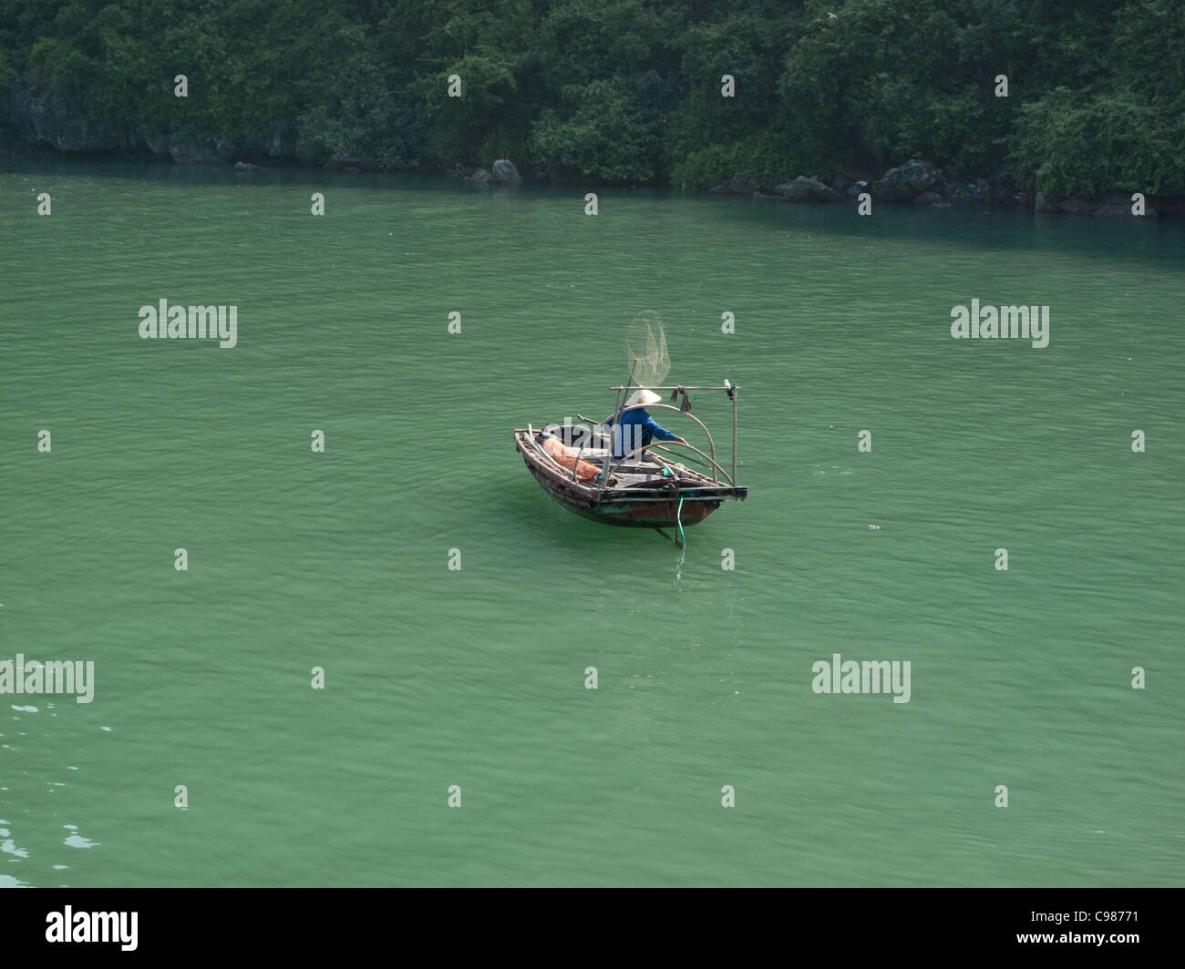Coastal fisherman in the Mekong Delta, Vietnam Stock Photo - Alamy