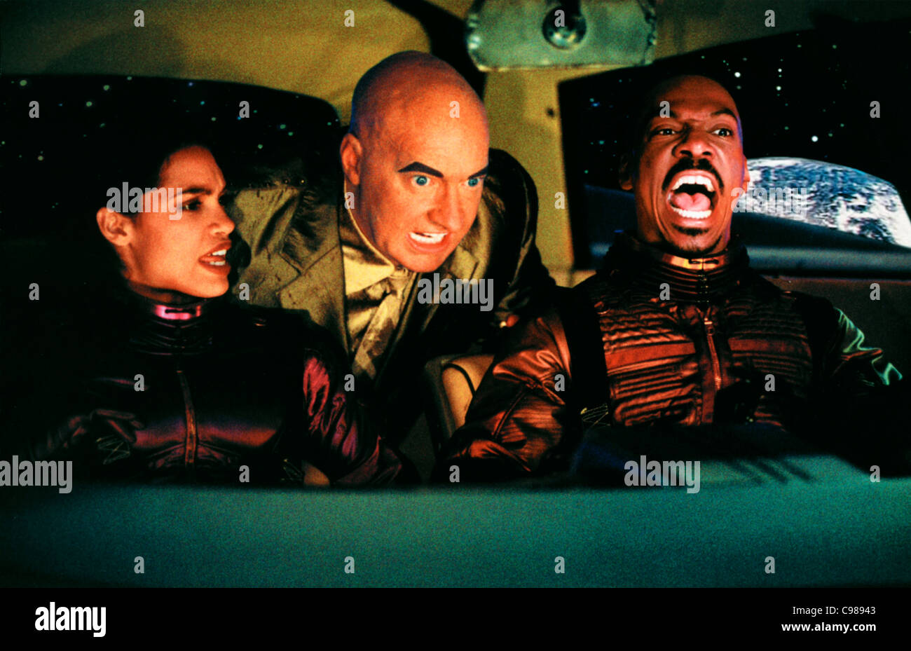 The Adventures of Pluto Nash  Year : 2002 USA / Australia Rosario Dawson, Randy Quaid, Eddie Murphy  Director: Ron Underwood Stock Photo