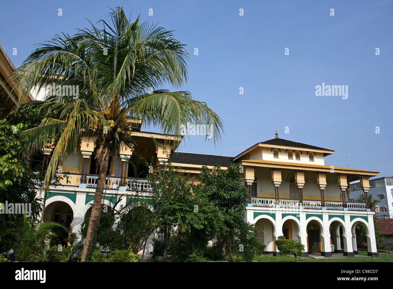 Istana Maimun Palace In Medan, North Sumatra Stock Photo