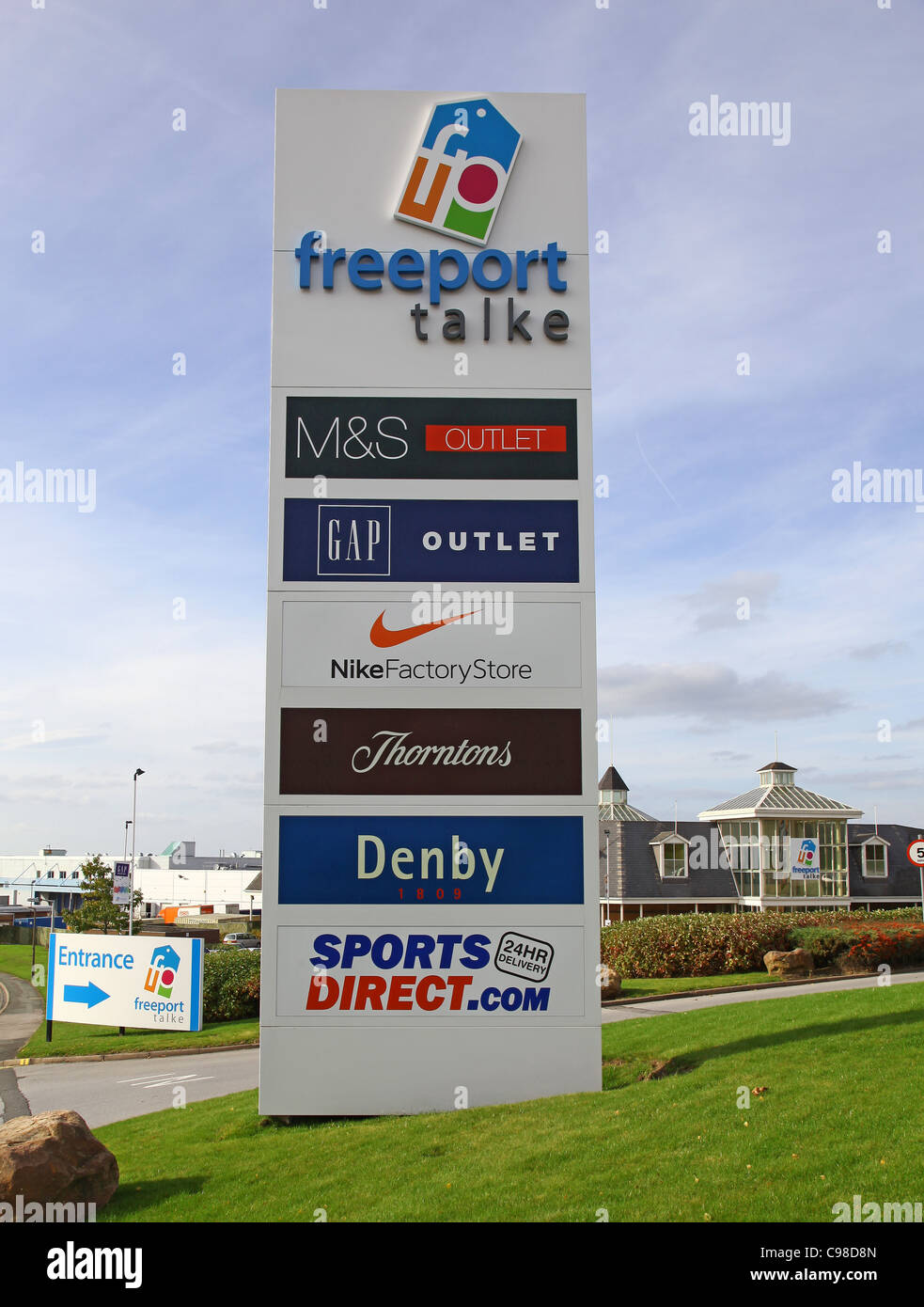 Freeport talke outlet shopping shops centre center retail units hi-res  stock photography and images - Alamy