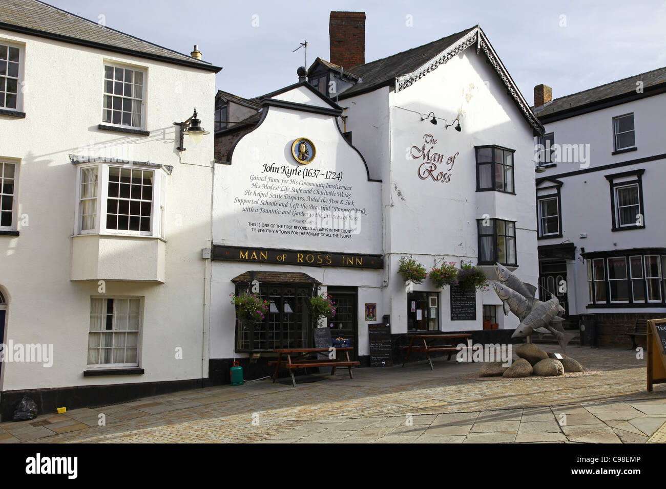The Man of Ross public house or pub, on Wye Street RossOnWye