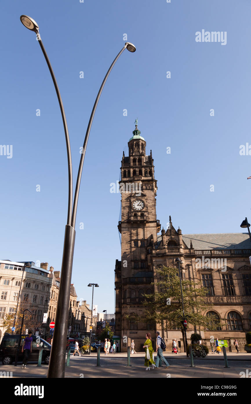 Sheffield Town Hall Stock Photo Alamy