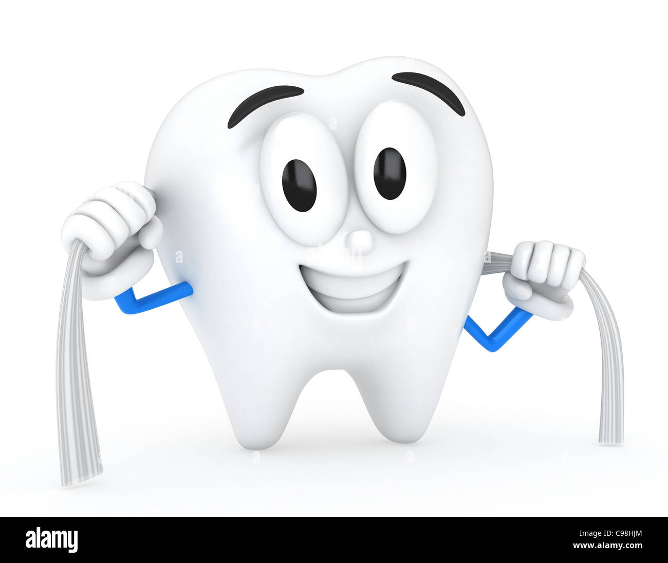 3D Illustration of a Tooth Flossing Stock Photo - Alamy 3D Illustration of a Tooth Flossing Stock Photo - Alamy