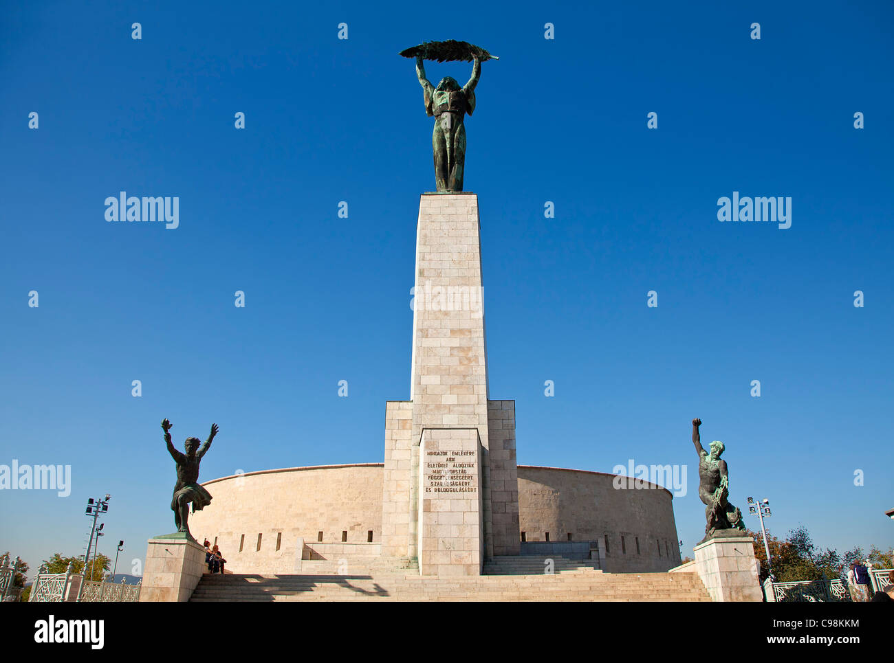 Budapest, Soviet Liberation Memorial of Budapest Stock Photo
