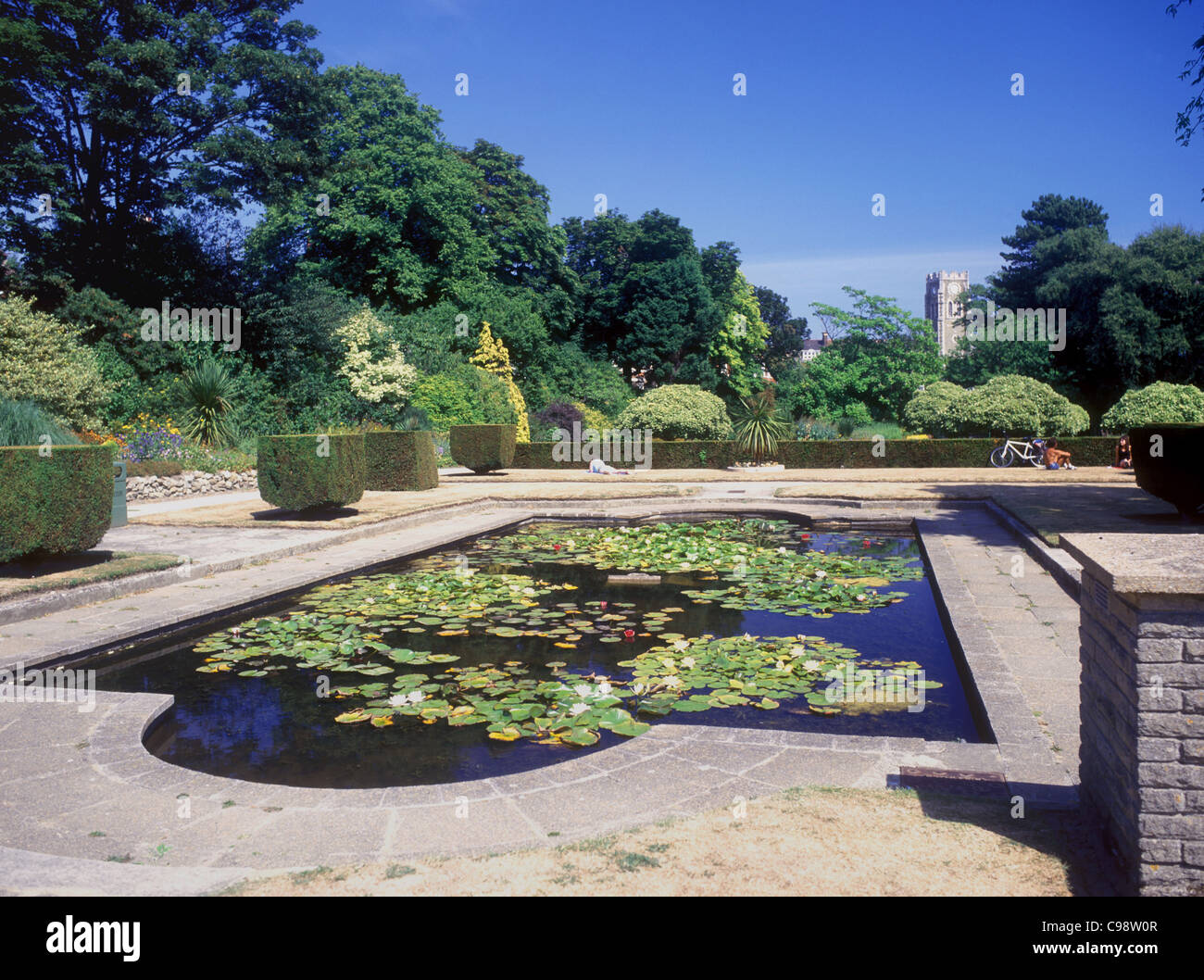King's North Gardens in the south coast resort of Folkestone Stock Photo Alamy