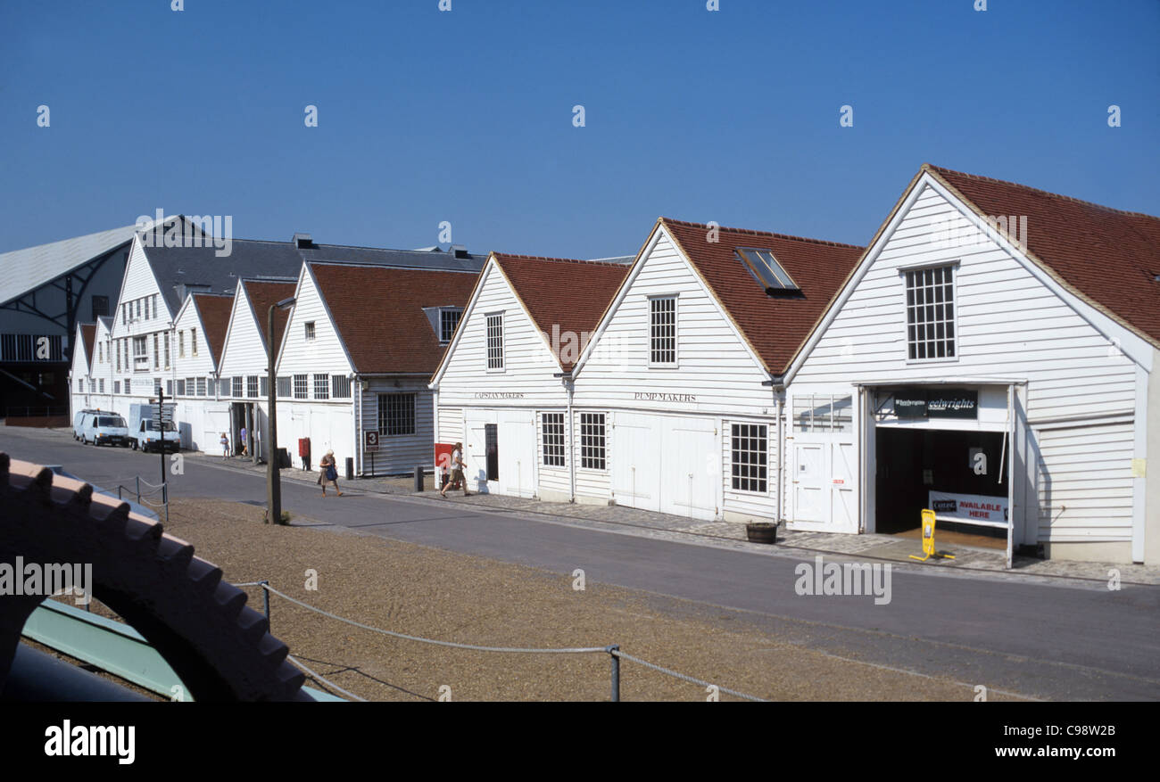 Historic Naval Dockyard at Chatham now a major tourist attraction run