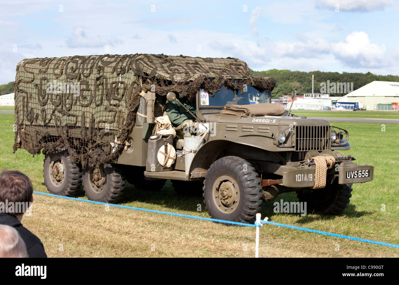 1944 Dodge Weapons Carrier in the military vehicle parade at Dunsfold Wings and Wheels 2011, Surrey, UK Stock Photo