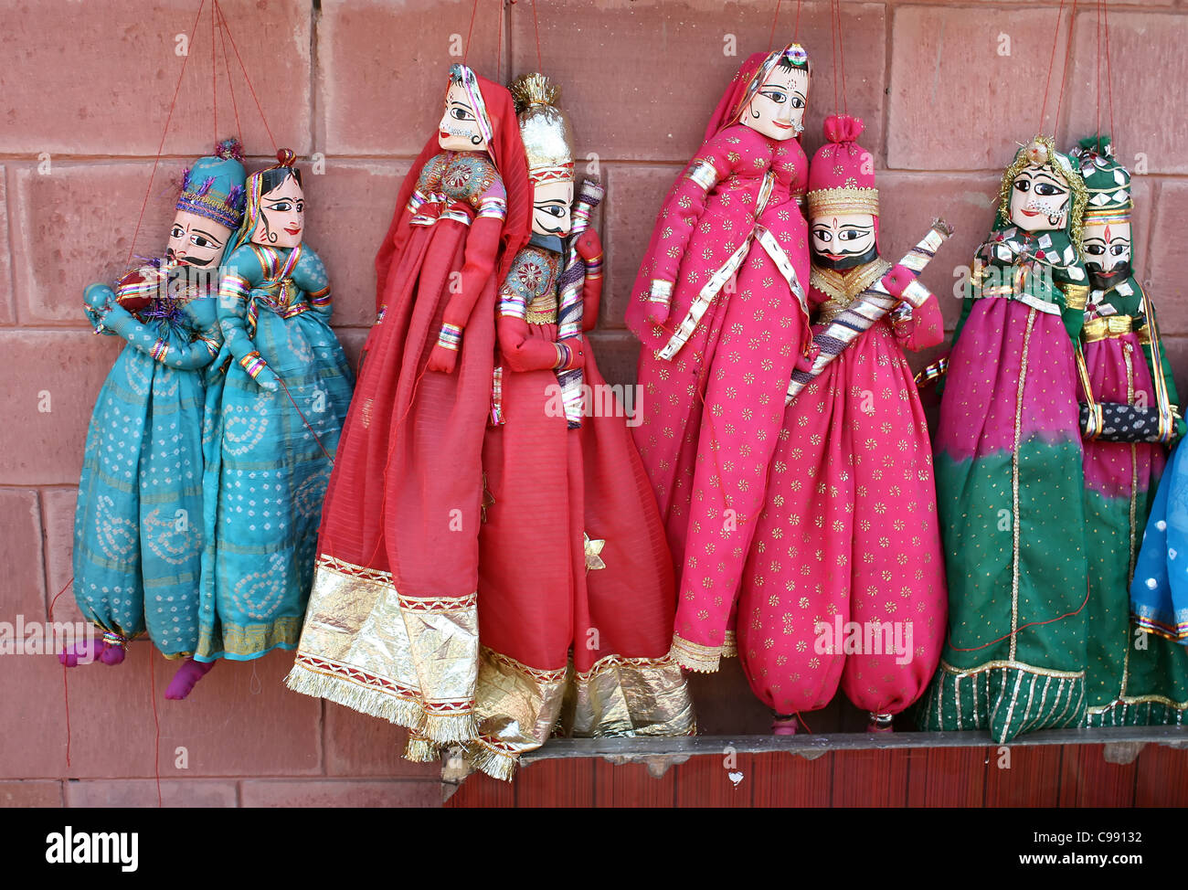 Kathputli puppets of Rajasthan, India Stock Photo