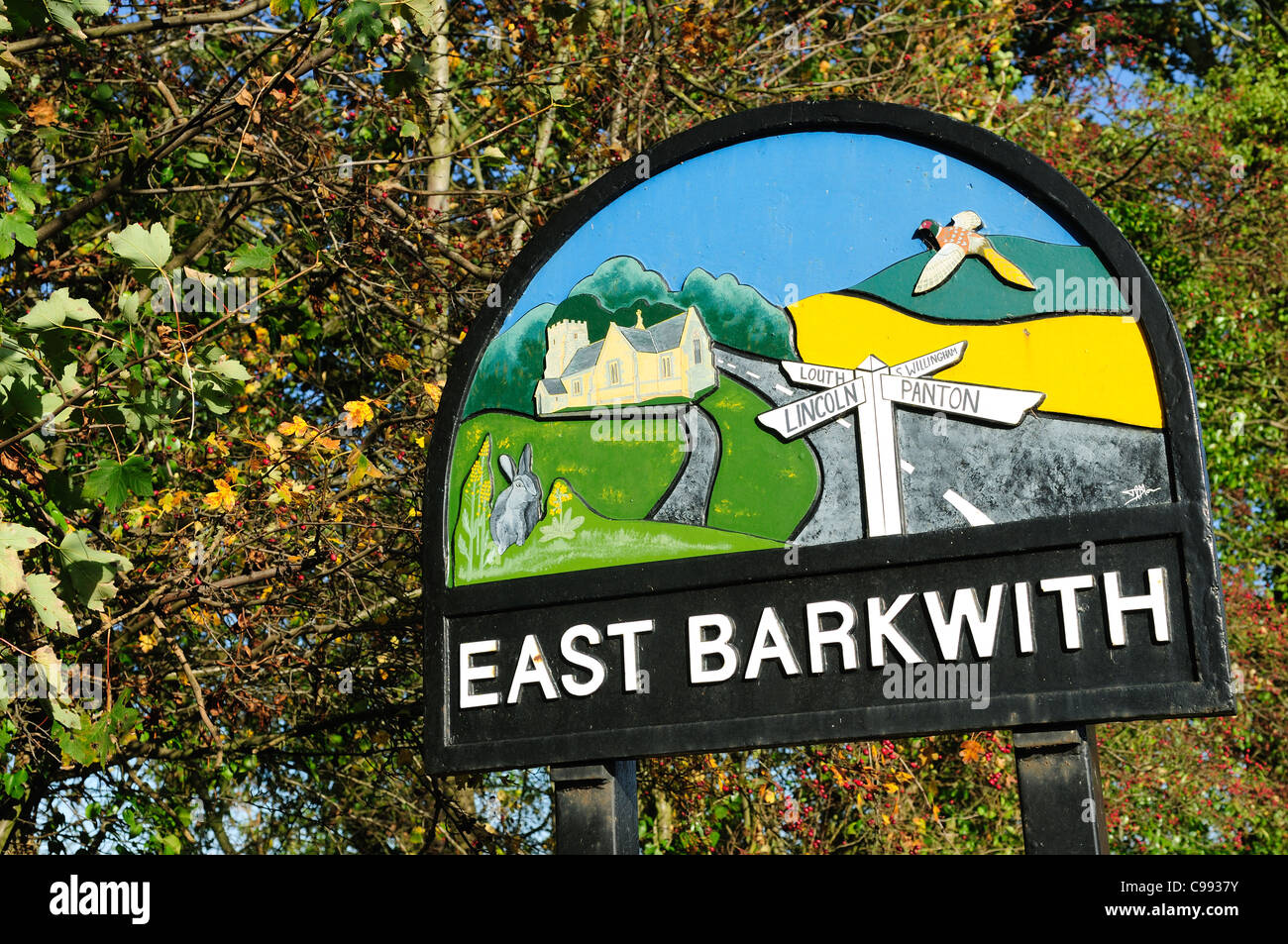 East Barkwith Lincolnshire Wolds England Stock Photo Alamy