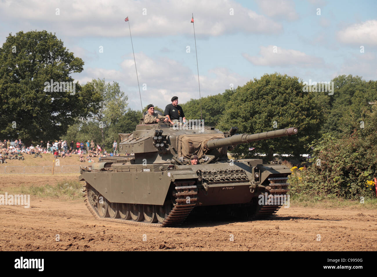 A Centurion tank (Swiss Army) on display at the 2011 War
