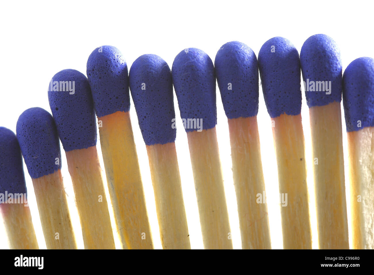 matches on the white background Stock Photo