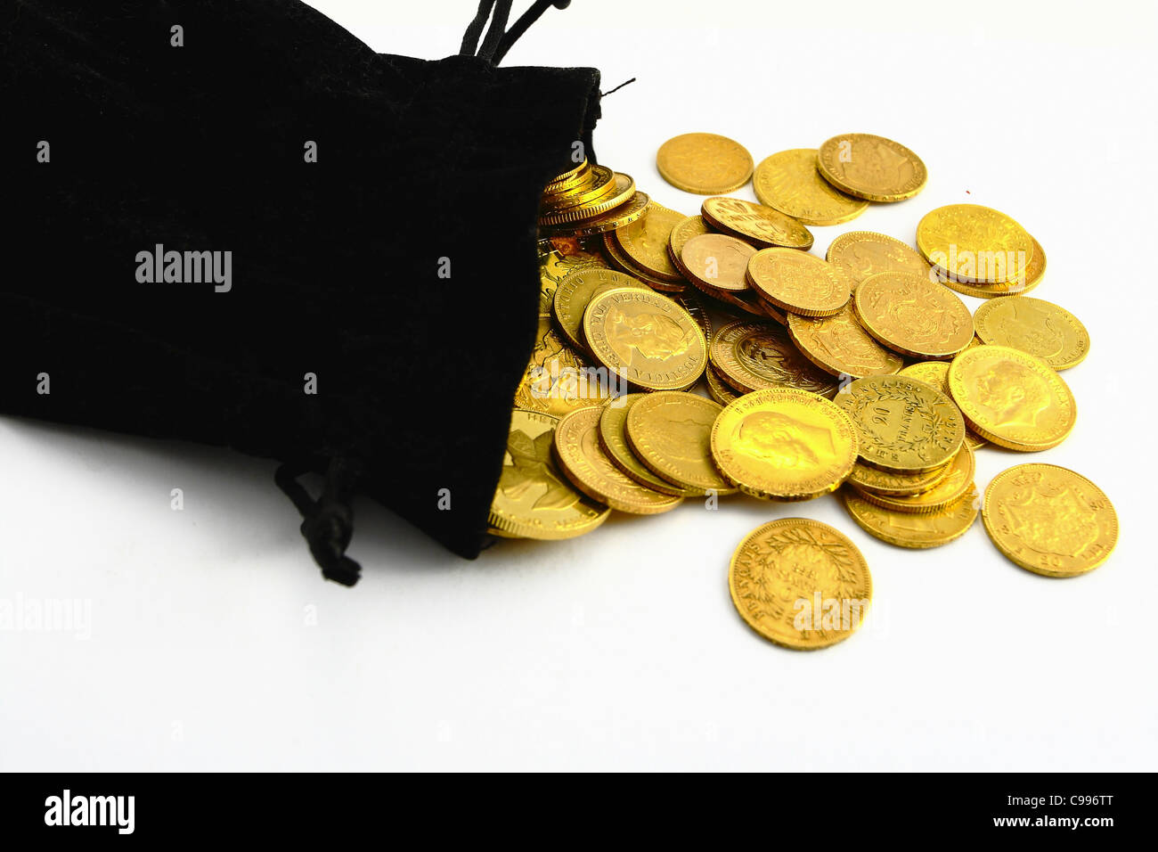 Gold investment coins hi-res stock photography and images - Alamy