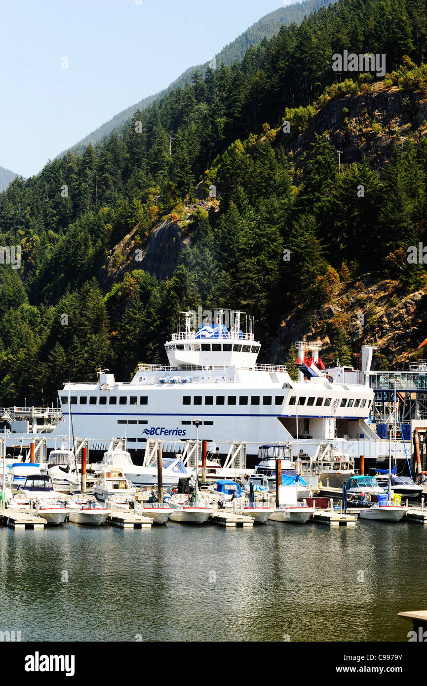 BCFerries ferry at Horseshoe Bay, Vancouver Stock Photo Alamy
