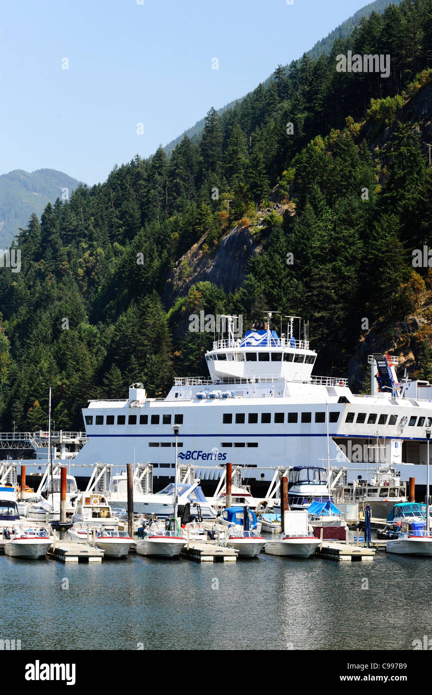 BCFerries ferry at Horseshoe Bay, Vancouver Stock Photo Alamy