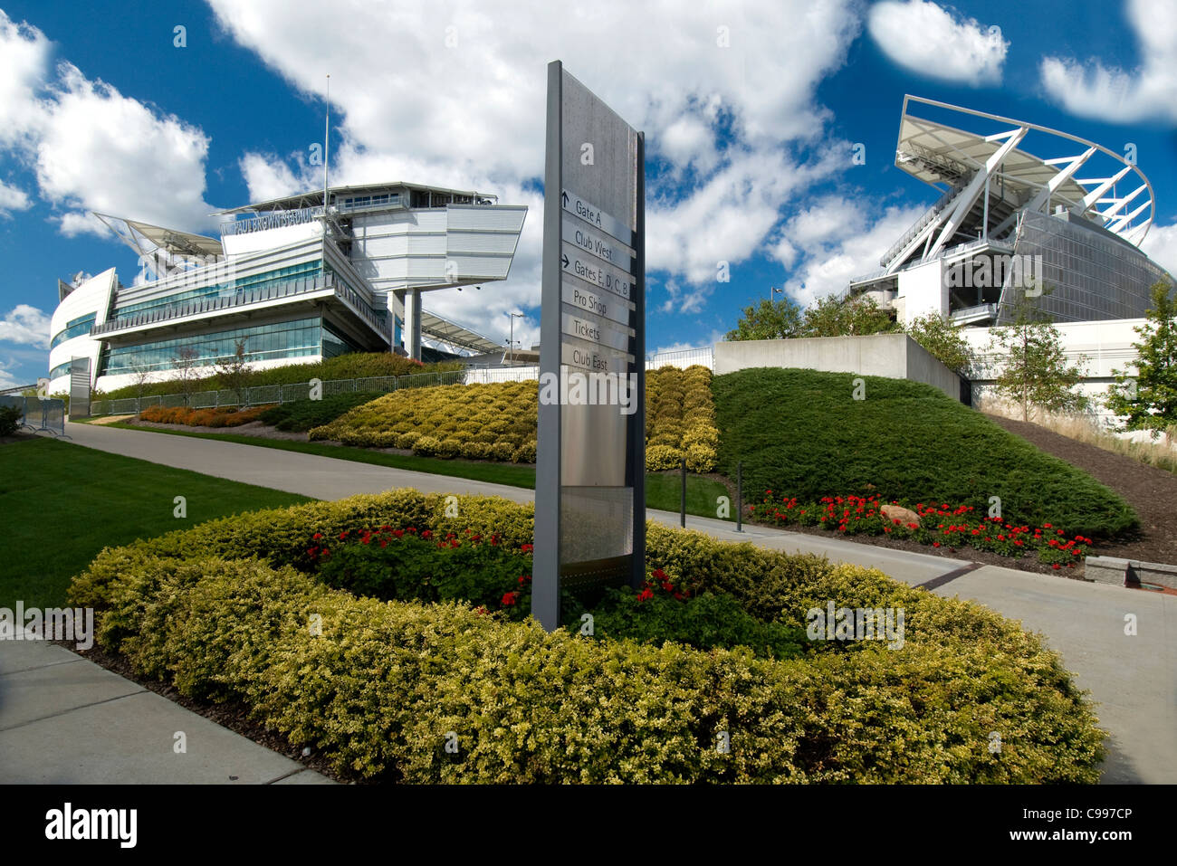 Paul Brown Stadium home of the Cincinnati Bengals football team in Cincinnati, Ohio. Stock Photo