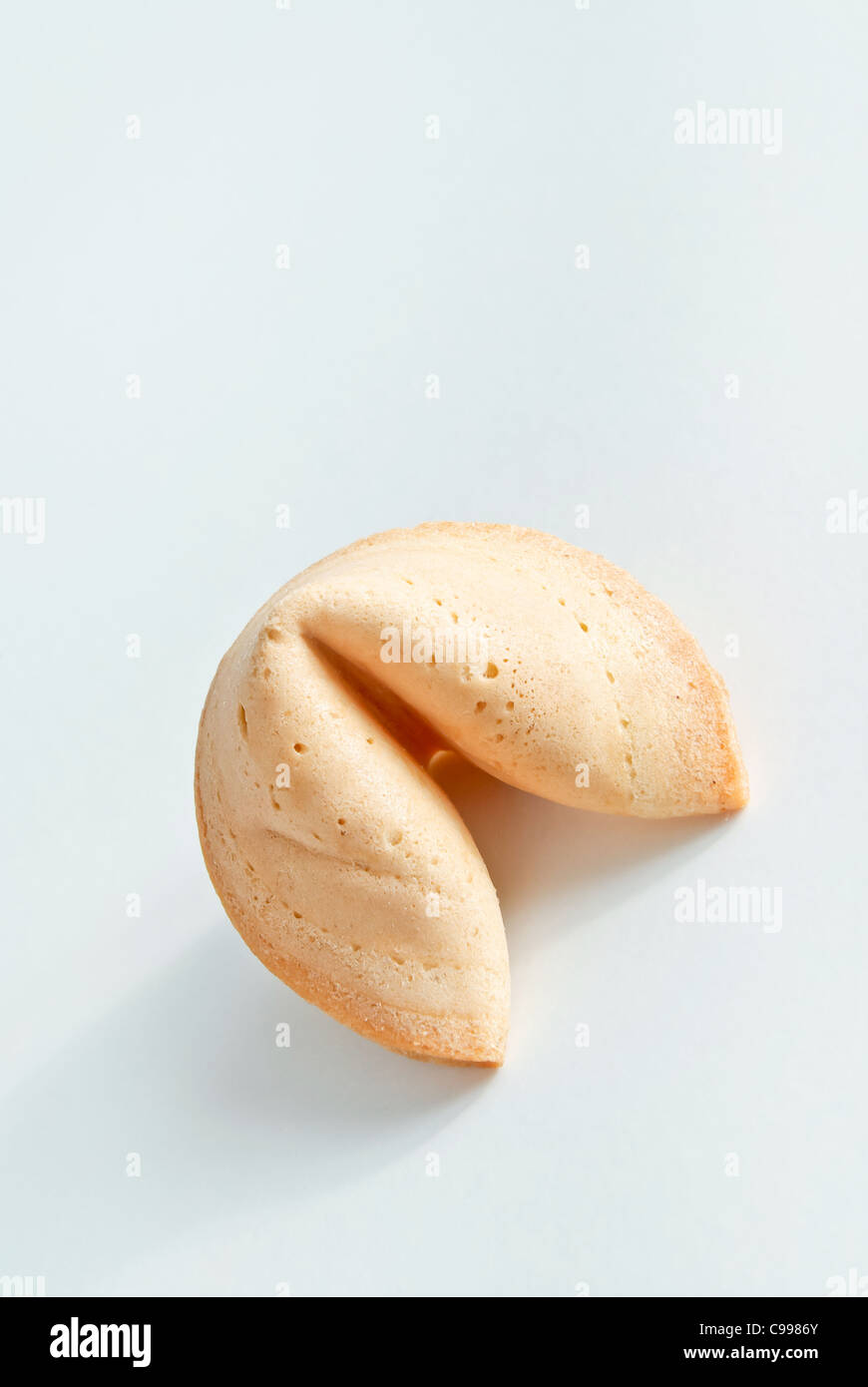 Asian fortune cookies on light background Stock Photo Alamy