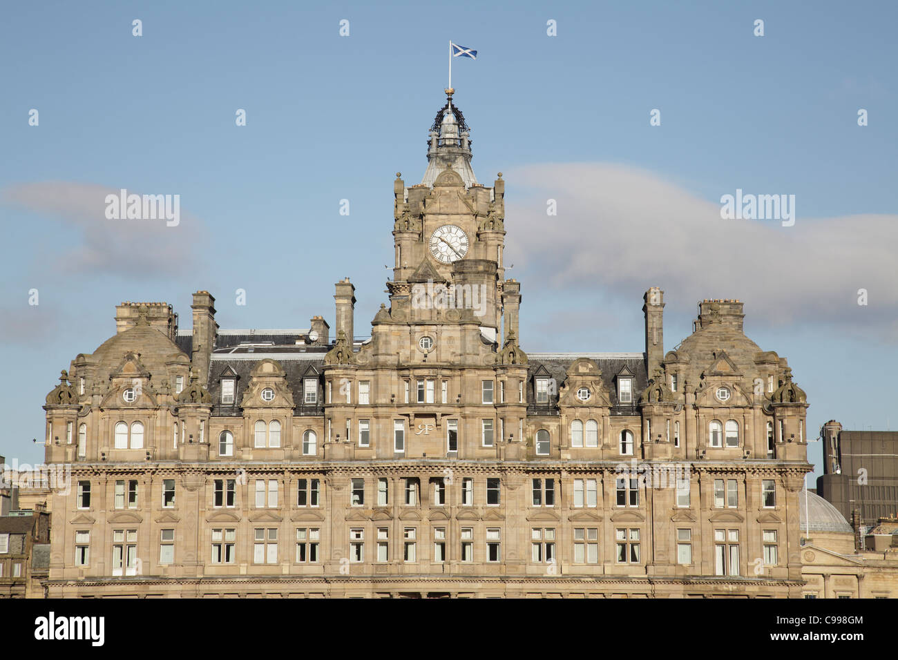 Balmoral Hotel in Edinburgh city centre, Scotland, UK Stock Photo
