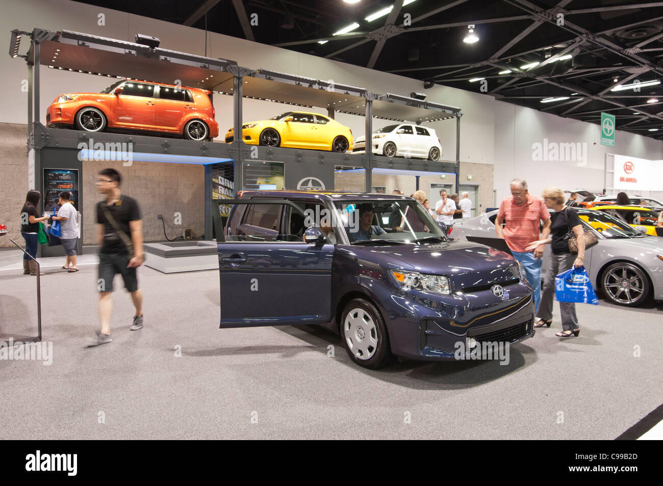 The Orange County International Auto Show. Stock Photo