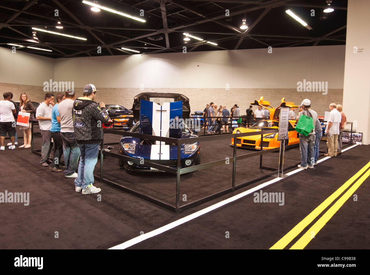 The Orange County International Auto Show. Stock Photo
