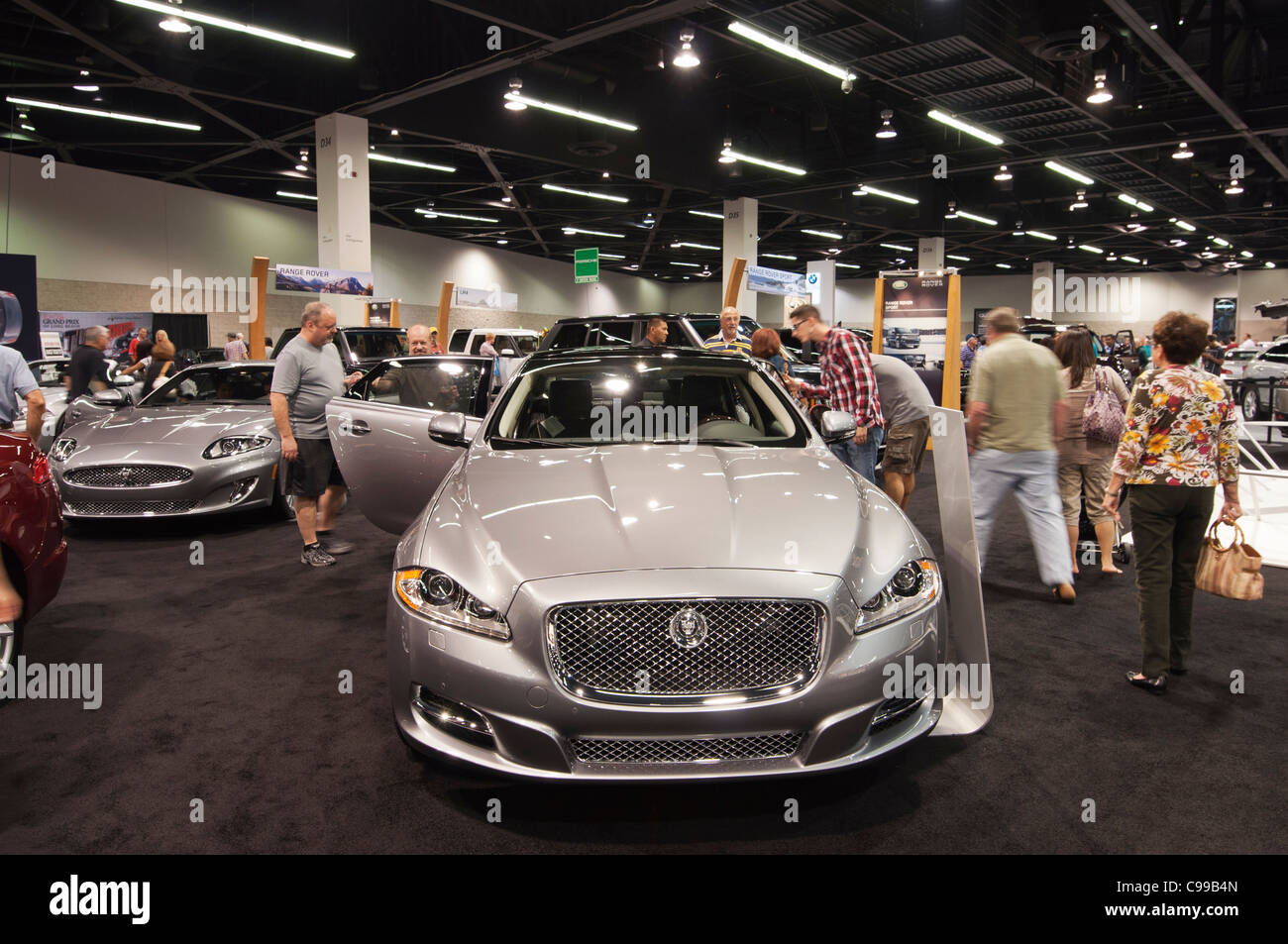 The Orange County International Auto Show. Stock Photo