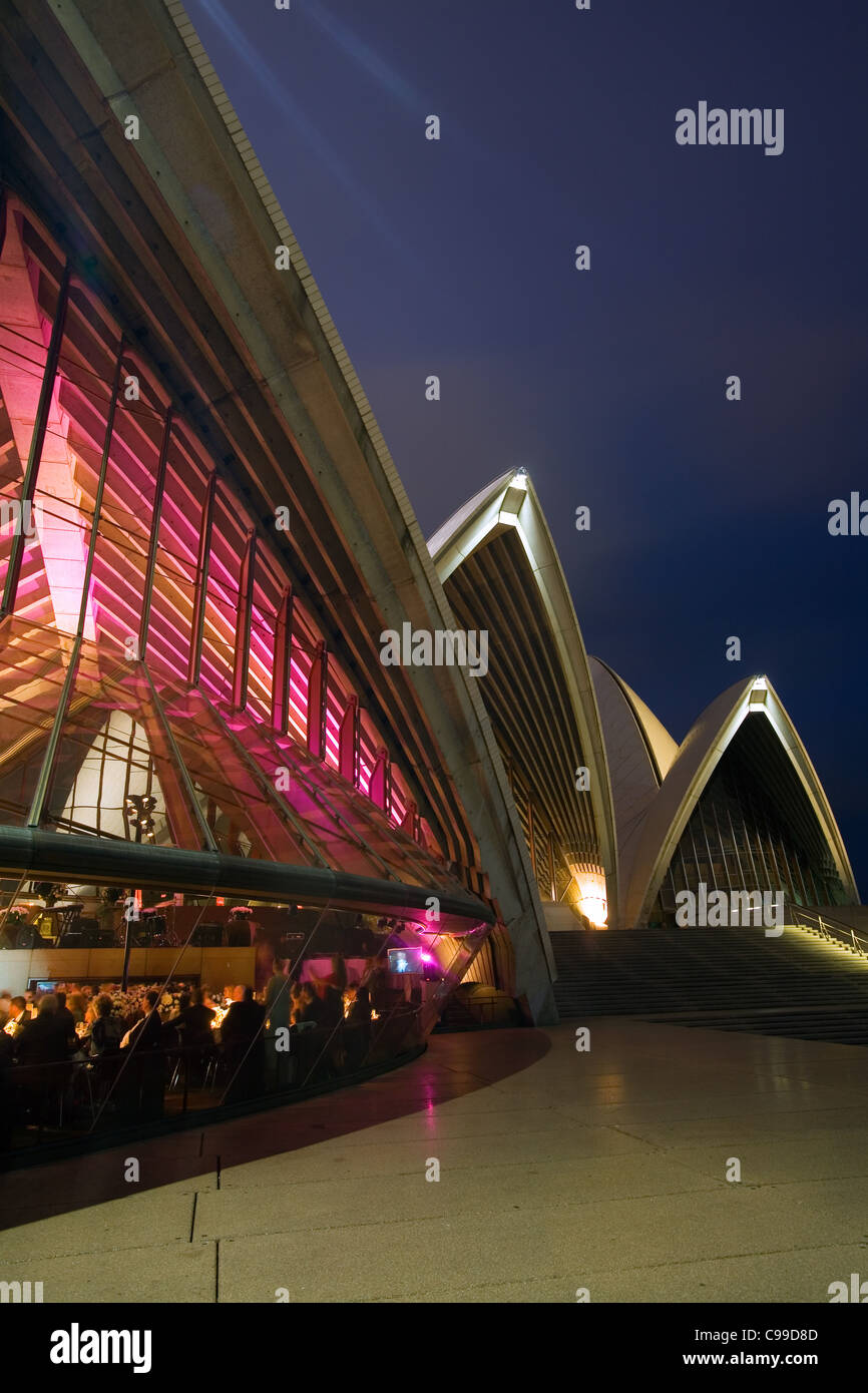 Guillaume at Bennelong restaurant in the Sydney Opera House. Sydney, New South Wales, Australia Stock Photo