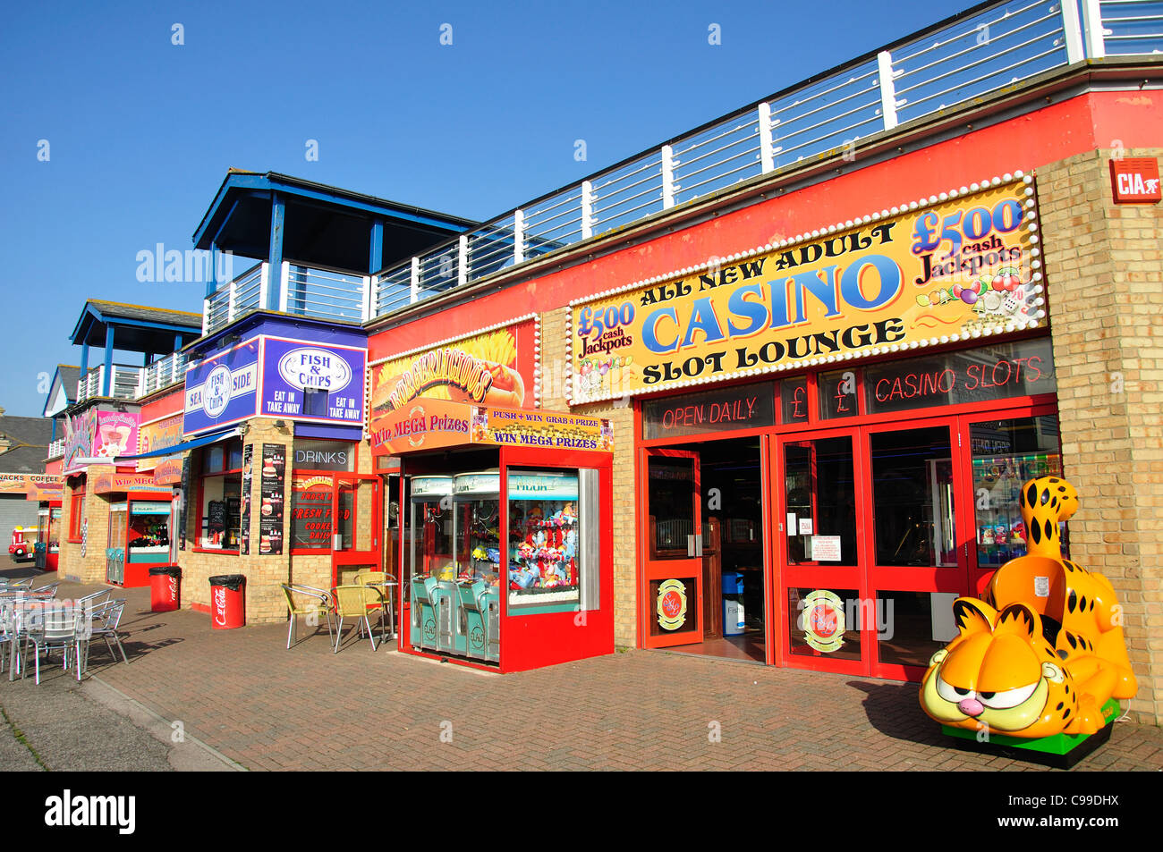 Casino Slot Lounge on promenade, Southsea, Portsmouth, Hampshire