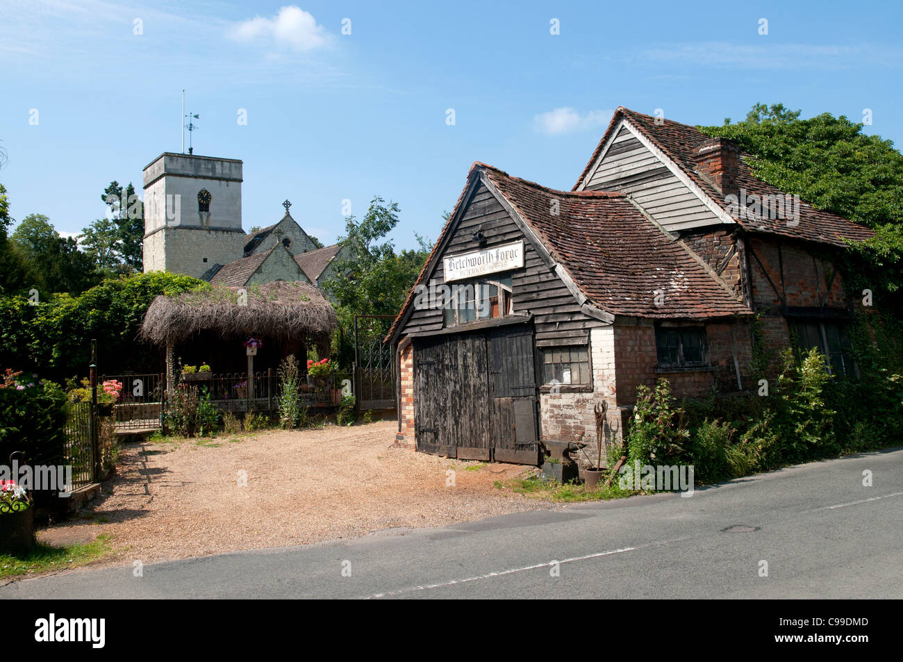 Betchworth and St Michael's Church in Betchworth, Surrey Stock