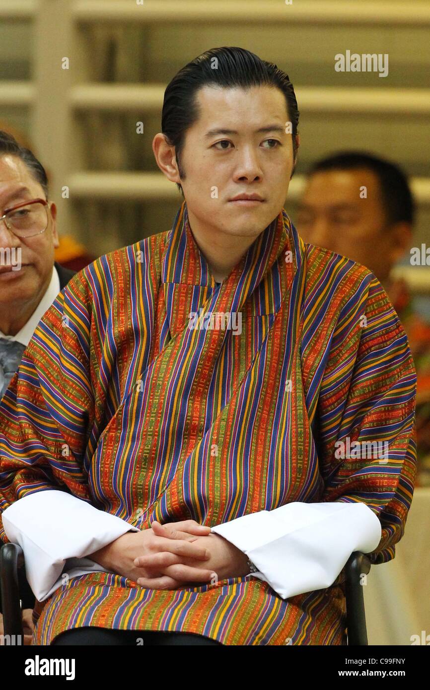Bhutan S King Jigme Khesar Namgyel Wangchuck And Queen Jetsun Pema Visit The Kodokan Judo Hall In Tokyo Japan November 17th 2011 The Royal Couple Watch Judo Demonstration During Six Day Visit To Japan