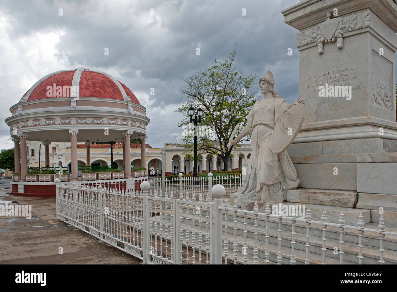 Parque Marti Cienfuegos Cuba Stock Photo