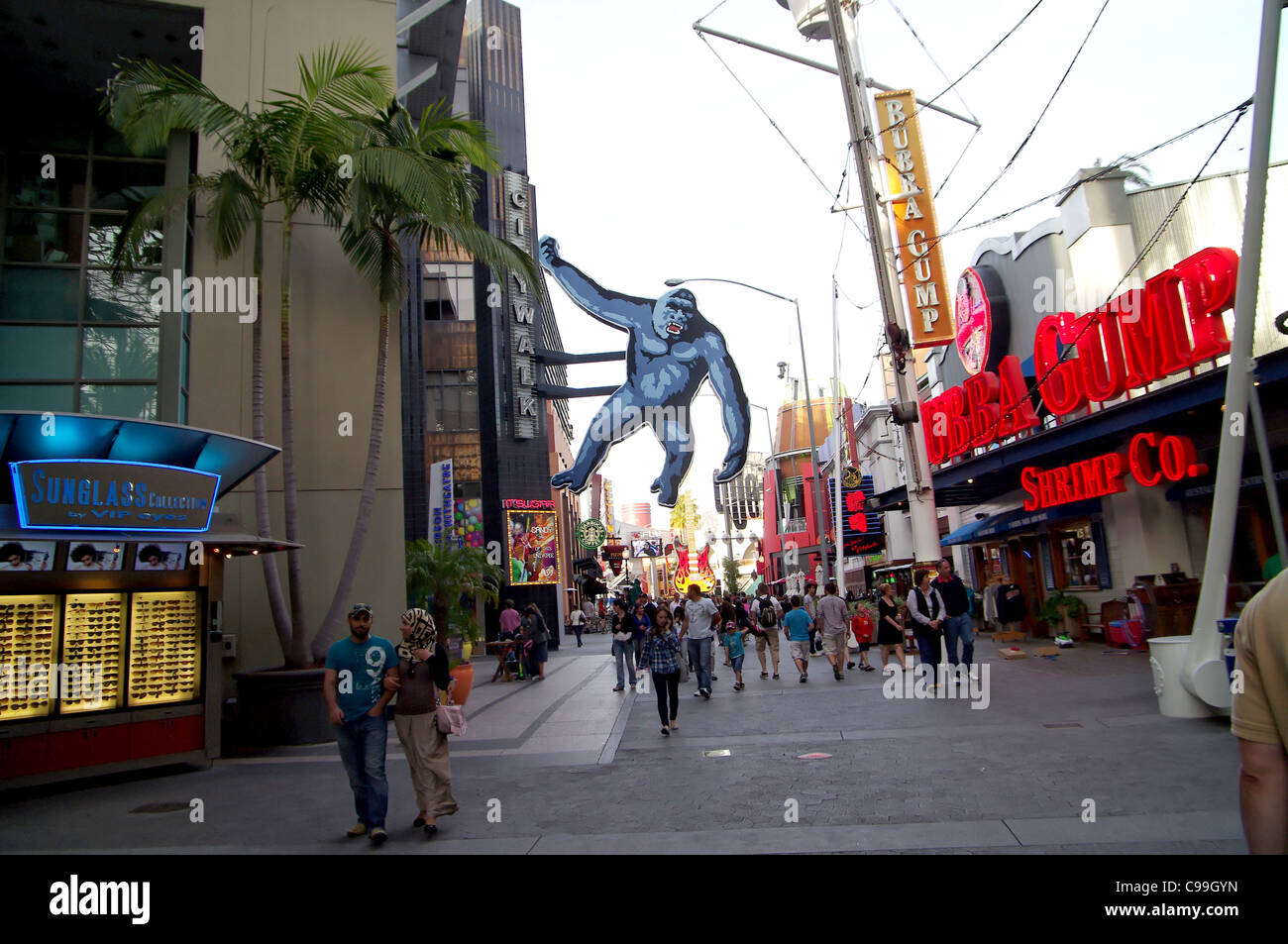 Street entrance of Universal Studio Hollywood Stock Photo Alamy