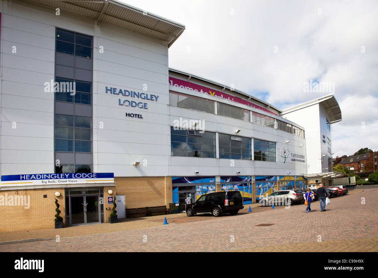 Yorkshire Cricket Club Main Entrance, Hotel and East Stand at