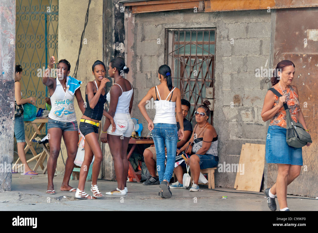 Young Cuban Teen Girls