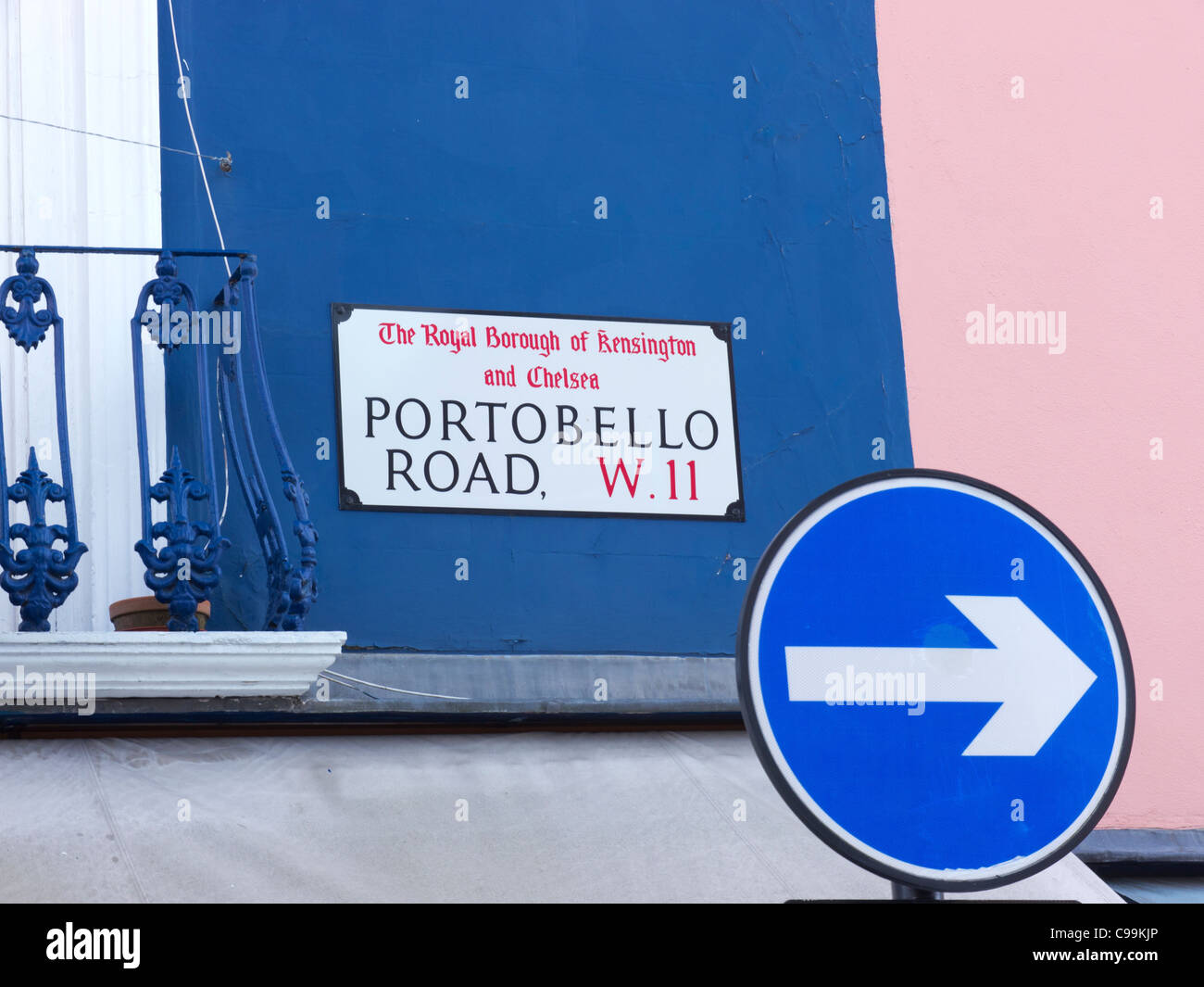Portobello Road and Market, London, UK Stock Photo Alamy