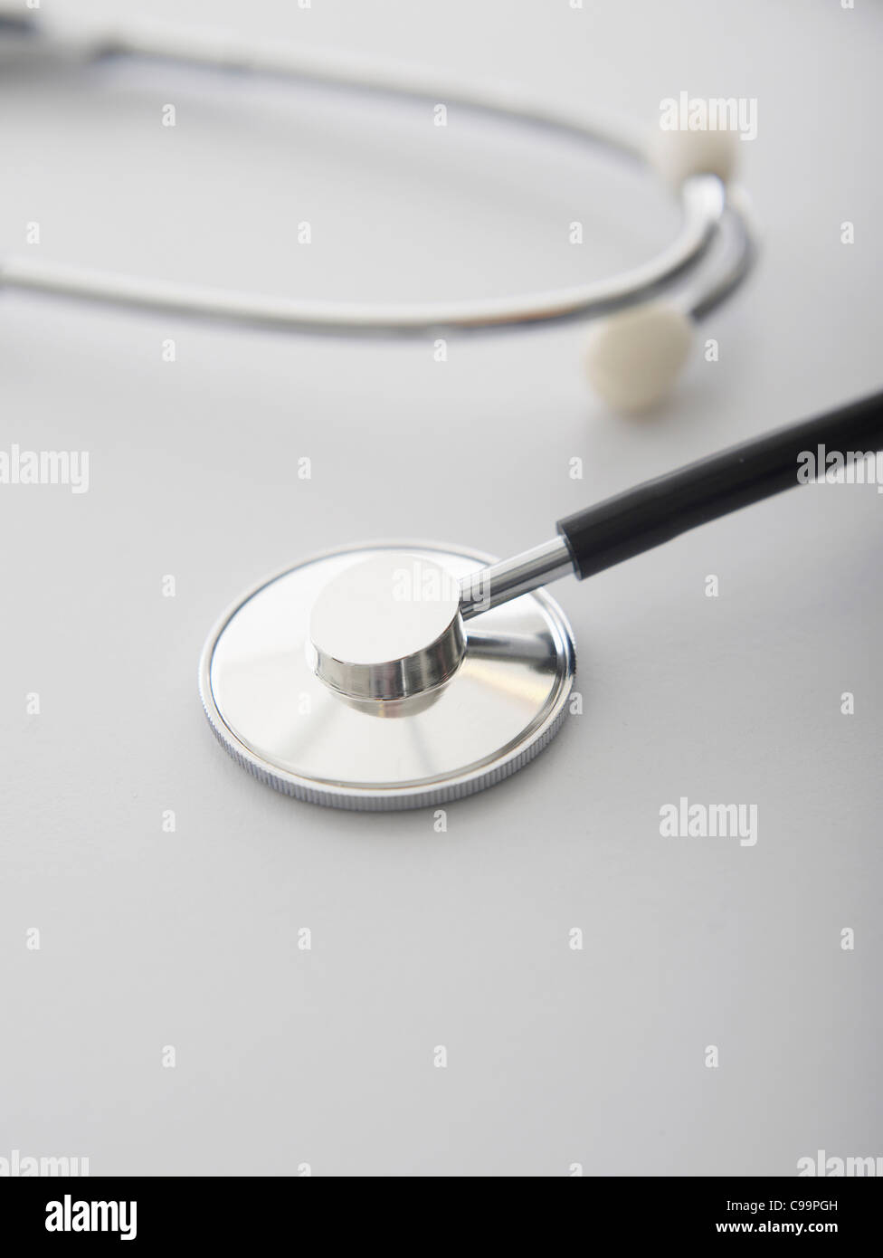 Stethoscope on white background Stock Photo - Alamy