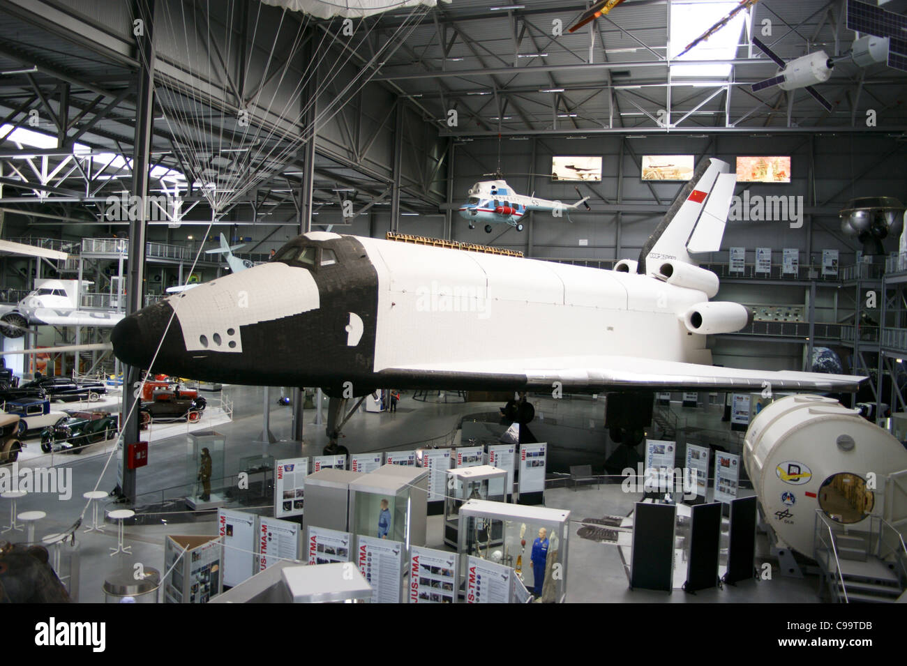 Russian space shuttle 'Buran' OK-GLI at the Technikmuseum, Speyer, Rheinland-Pfalz, Germany Stock Photo