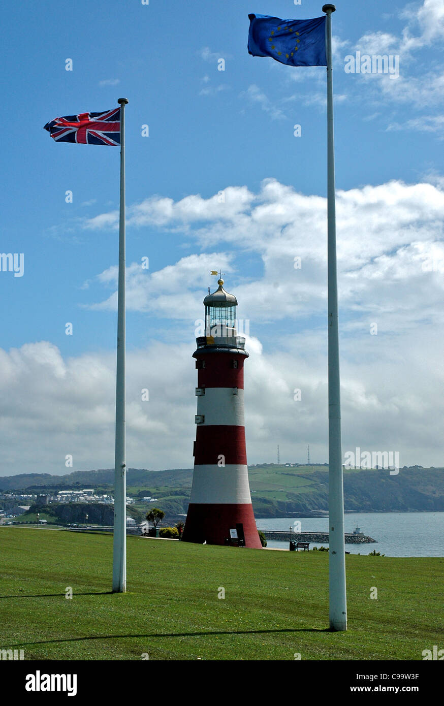 Smeaton's Tower , Plymouth Hoe Stock Photo Alamy