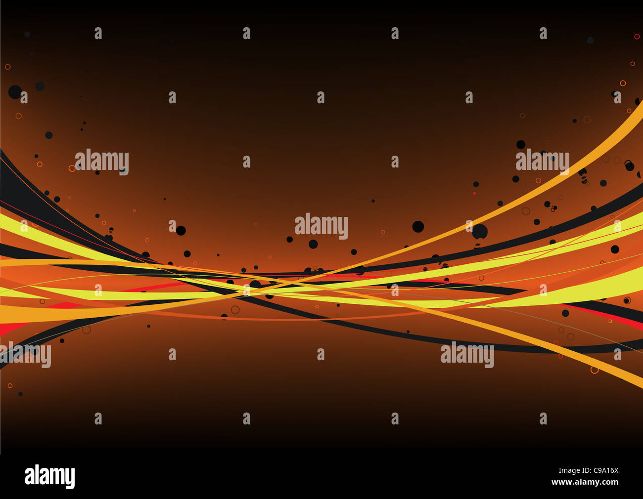 illustration of abstract background made of curved lines Stock Photo ...