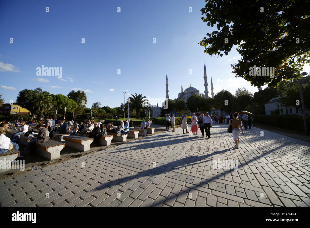 BLUE MOSQUE SULTAN AHMET CAMII SULTANAHMET ISTANBUL TURKEY 03 October ...