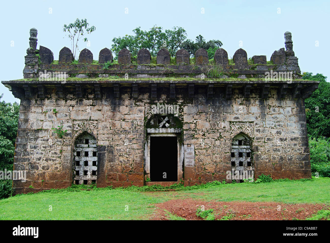 Ammunition Storage, Fort Panhala, located in Panhala, 20 kilometres northwest of Kolhapur in Maharashtra, India Stock Photo