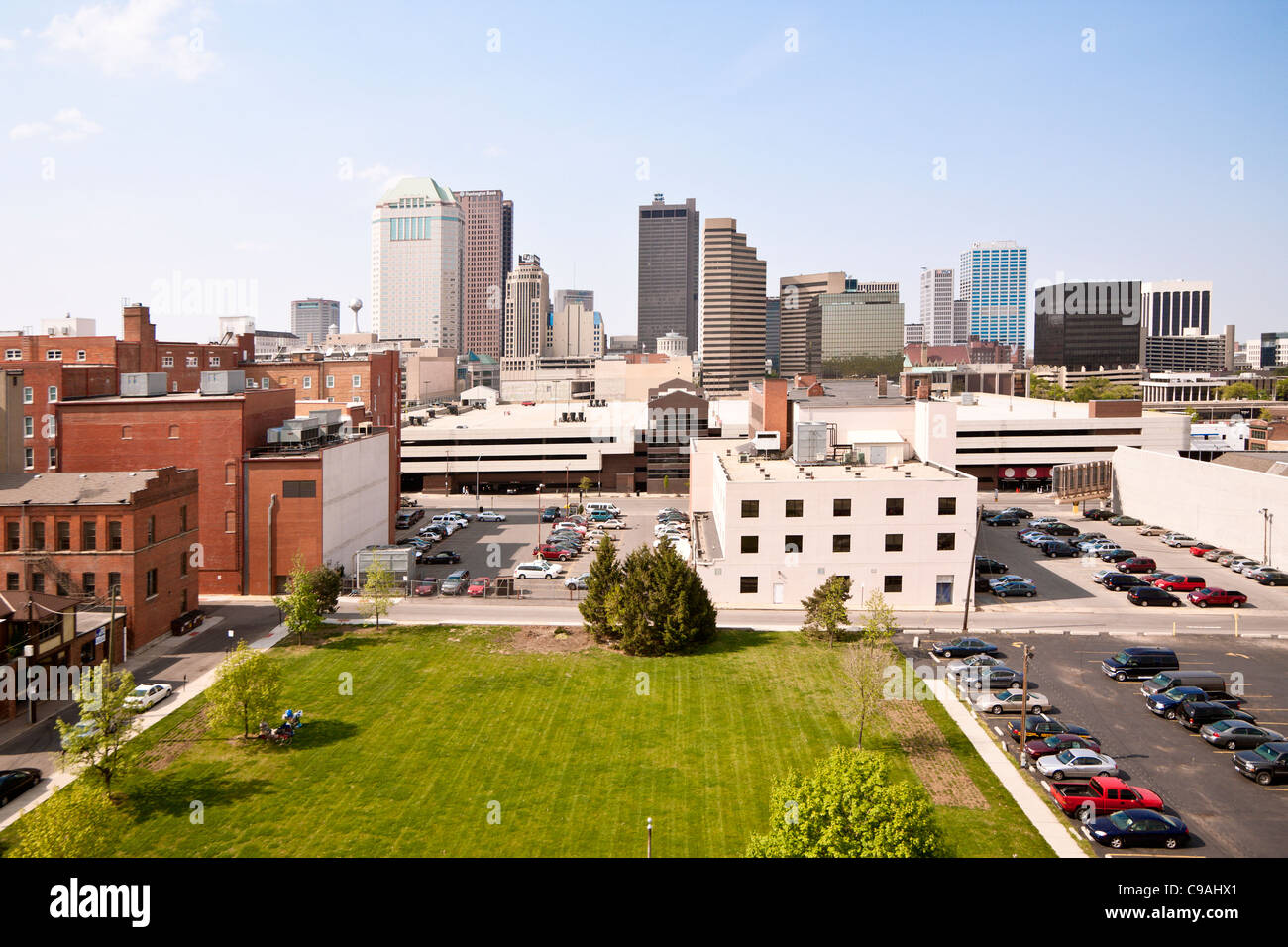 Cityscape of downtown Columbus, Ohio Stock Photo Alamy