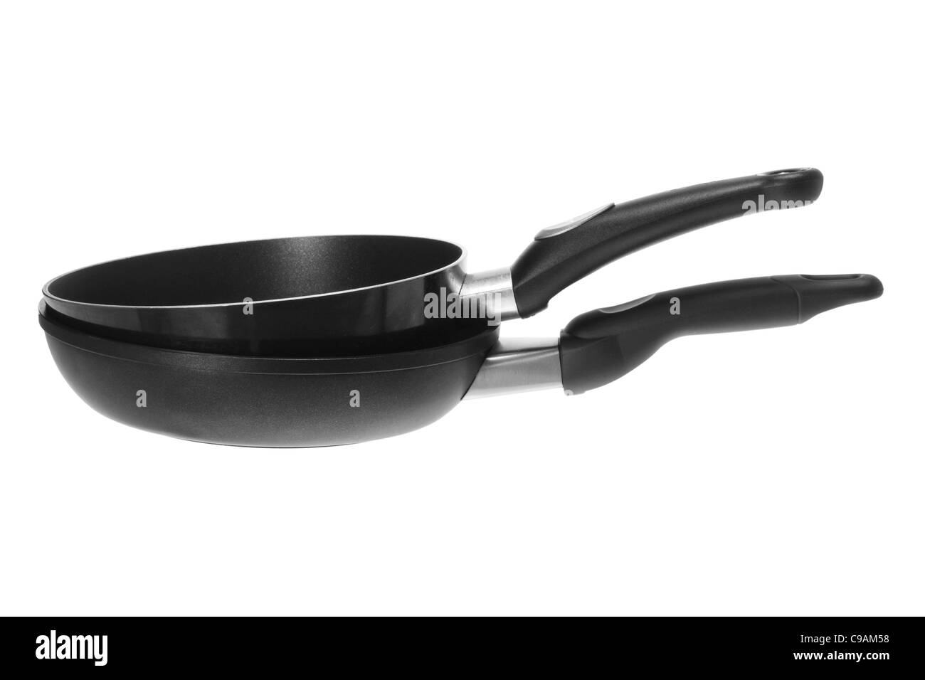 Frying Pans Stock Photo