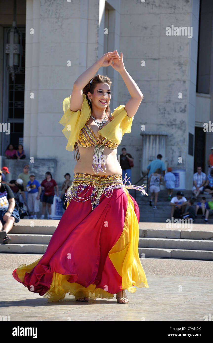 Belly dancing Stock Photo