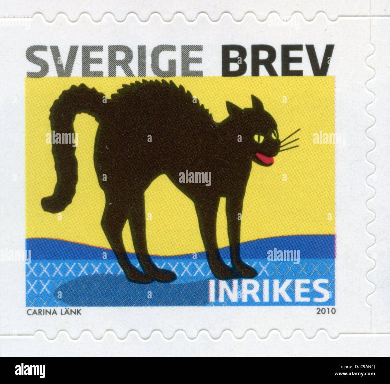 Sweden postage stamp Stock Photo
