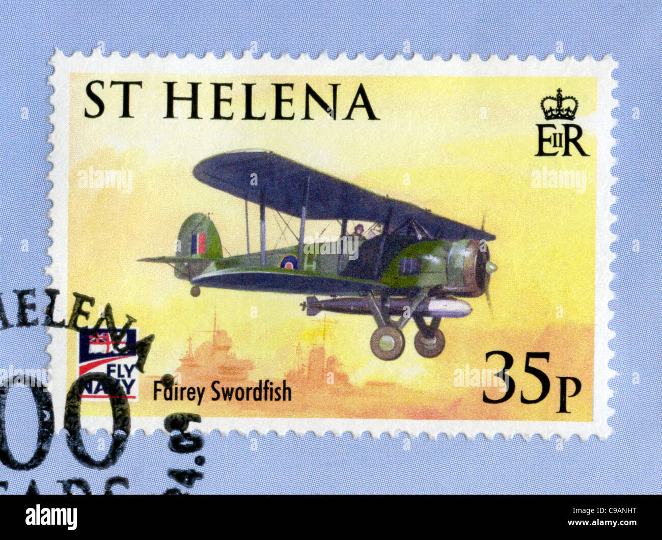 St Helena Island postage stamp Stock Photo